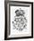 Coat of Arms of Queen Elizabeth I-English School-Framed Giclee Print