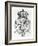 Coat of Arms of Queen Elizabeth I-English School-Framed Giclee Print