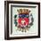 Coat of Arms of the City of Paris with the Motto 'Fluctuat Nec Mergitur'-null-Framed Giclee Print