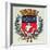 Coat of Arms of the City of Paris with the Motto 'Fluctuat Nec Mergitur'-null-Framed Giclee Print