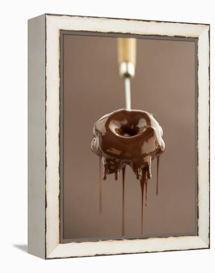 Coating a Nougat Sweet with Chocolate-Marc O^ Finley-Framed Premier Image Canvas