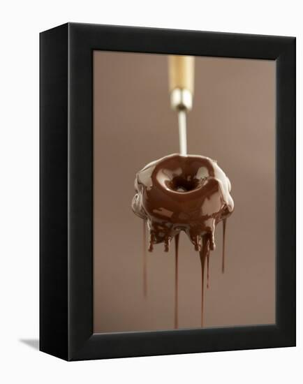 Coating a Nougat Sweet with Chocolate-Marc O^ Finley-Framed Premier Image Canvas