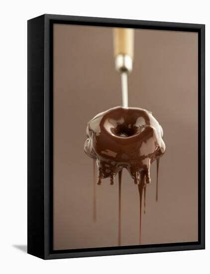 Coating a Nougat Sweet with Chocolate-Marc O^ Finley-Framed Premier Image Canvas