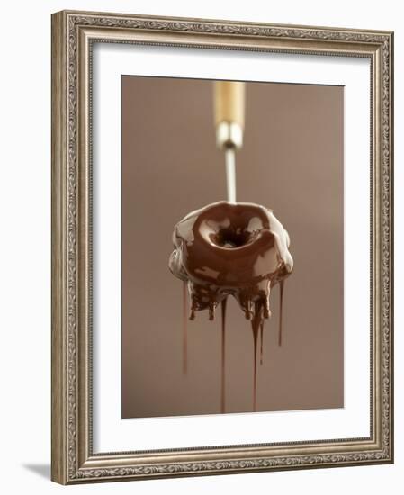 Coating a Nougat Sweet with Chocolate-Marc O^ Finley-Framed Photographic Print