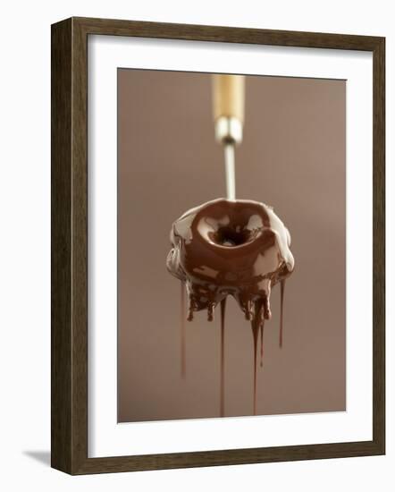 Coating a Nougat Sweet with Chocolate-Marc O^ Finley-Framed Photographic Print