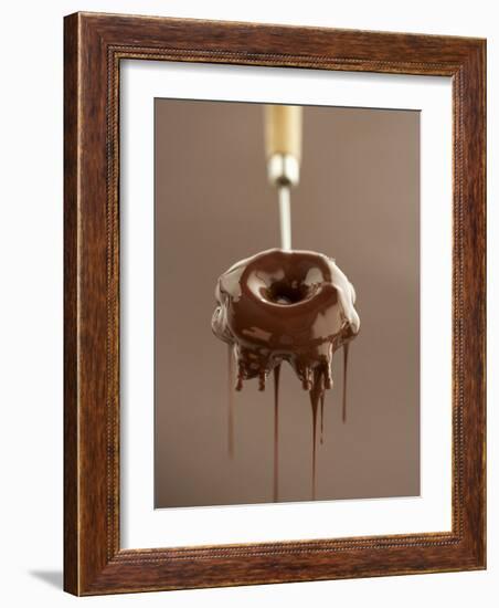 Coating a Nougat Sweet with Chocolate-Marc O^ Finley-Framed Photographic Print