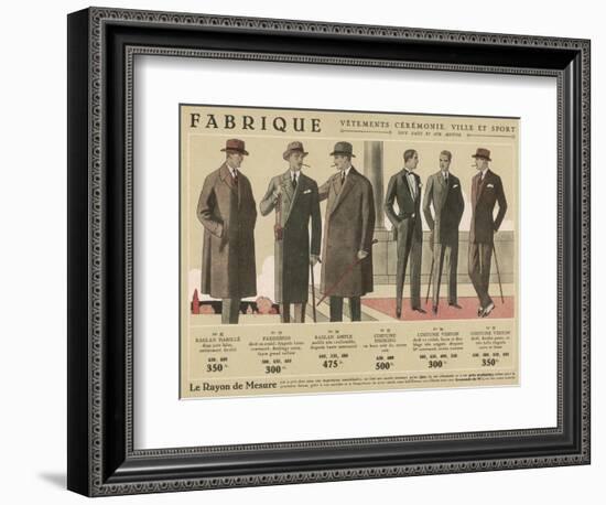 Coats and Suits for 1926-null-Framed Photographic Print