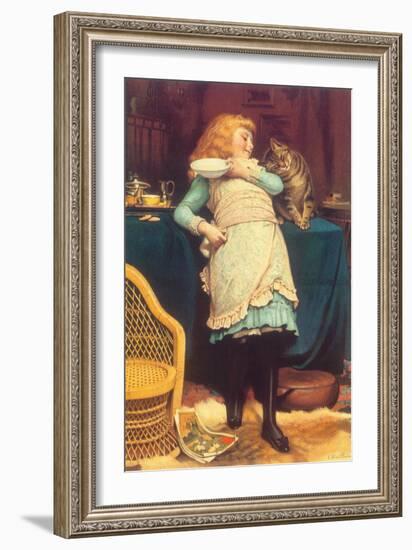 Coaxing Is Better Than Teasing, 1883-Charles Burton Barber-Framed Giclee Print