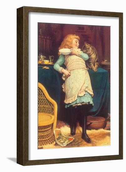 Coaxing Is Better Than Teasing, 1883-Charles Burton Barber-Framed Giclee Print