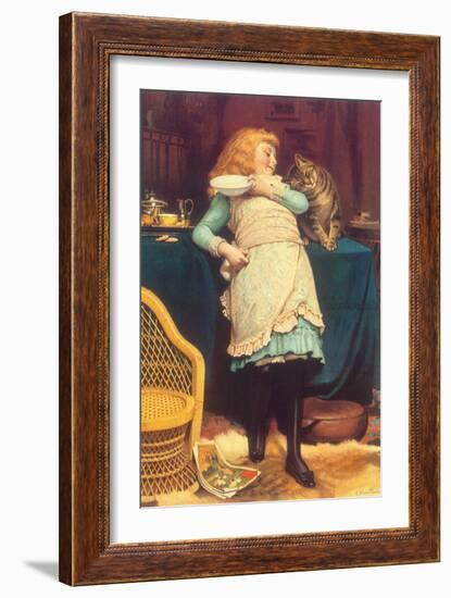 Coaxing Is Better Than Teasing, 1883-Charles Burton Barber-Framed Giclee Print