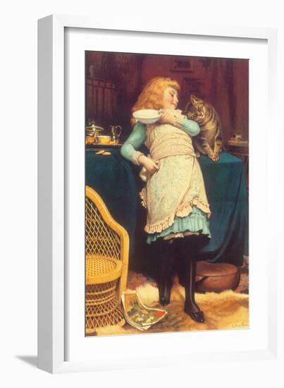 Coaxing Is Better Than Teasing, 1883-Charles Burton Barber-Framed Giclee Print