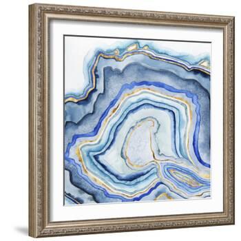 Cobalt Agate I-Grace Popp-Framed Art Print