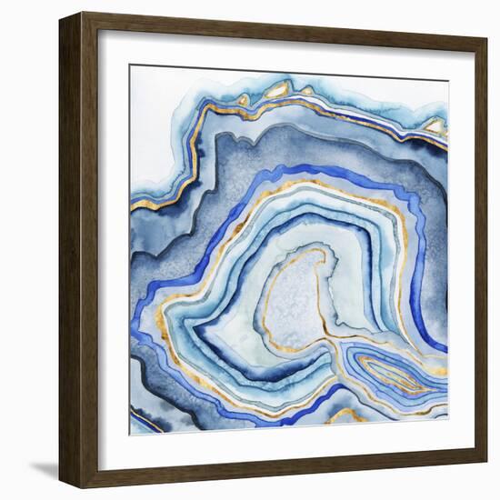 Cobalt Agate I-Grace Popp-Framed Art Print