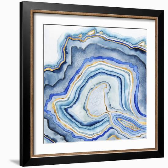 Cobalt Agate I-Grace Popp-Framed Art Print