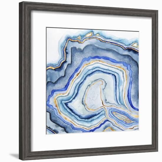 Cobalt Agate I-Grace Popp-Framed Art Print