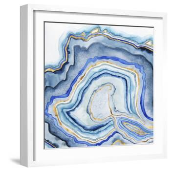 Cobalt Agate I-Grace Popp-Framed Art Print