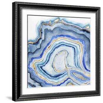 Cobalt Agate I-Grace Popp-Framed Art Print