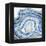 Cobalt Agate I-Grace Popp-Framed Stretched Canvas