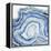 Cobalt Agate I-Grace Popp-Framed Stretched Canvas