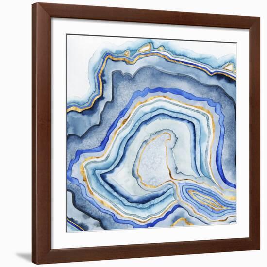 Cobalt Agate I-Grace Popp-Framed Art Print