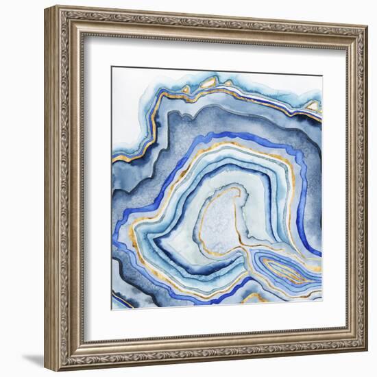 Cobalt Agate I-Grace Popp-Framed Art Print