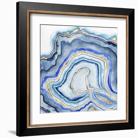 Cobalt Agate I-Grace Popp-Framed Art Print