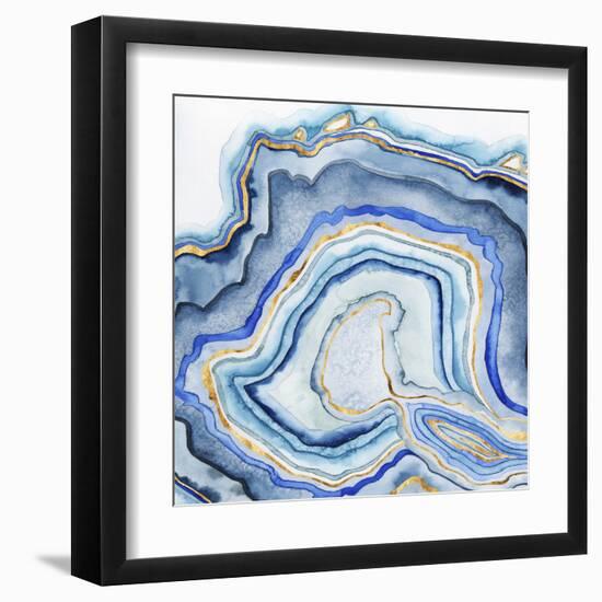 Cobalt Agate I-Grace Popp-Framed Art Print