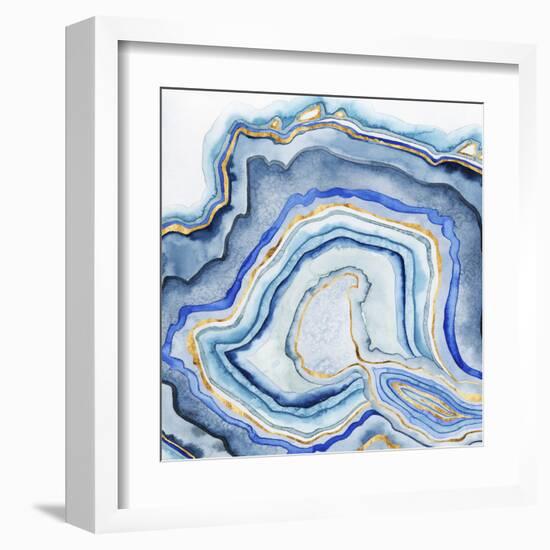 Cobalt Agate I-Grace Popp-Framed Art Print