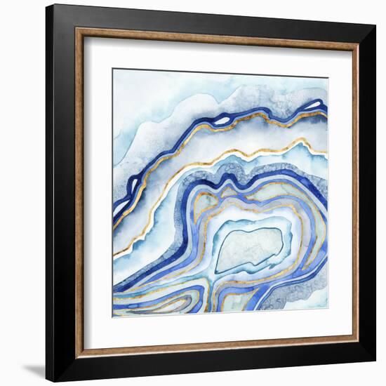 Cobalt Agate II-Grace Popp-Framed Art Print