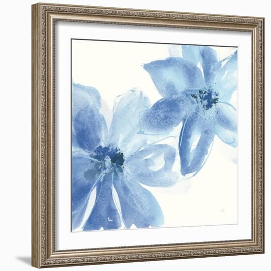 Cobalt Clematis II-Chris Paschke-Framed Art Print