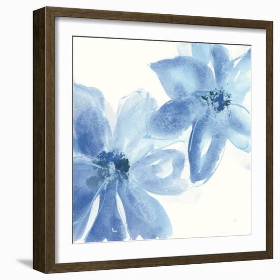 Cobalt Clematis II-Chris Paschke-Framed Art Print