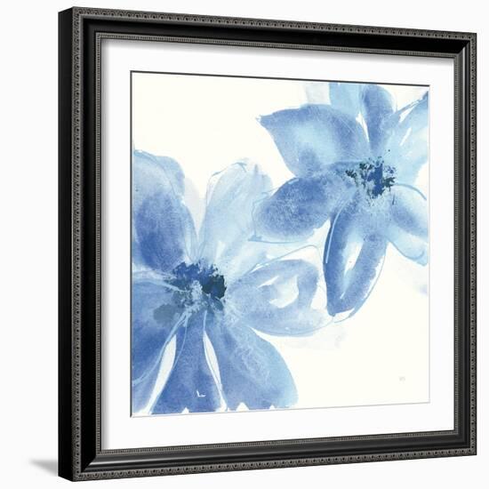 Cobalt Clematis II-Chris Paschke-Framed Art Print