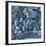 Cobalt Cobbles-Stacey Wolf-Framed Art Print