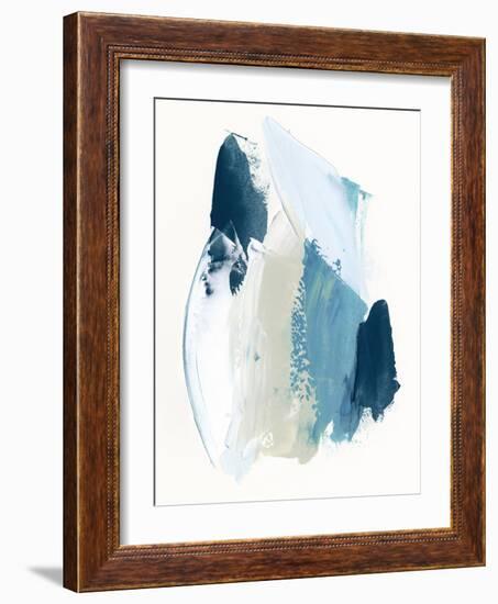 Cobalt Crush I-Victoria Borges-Framed Art Print