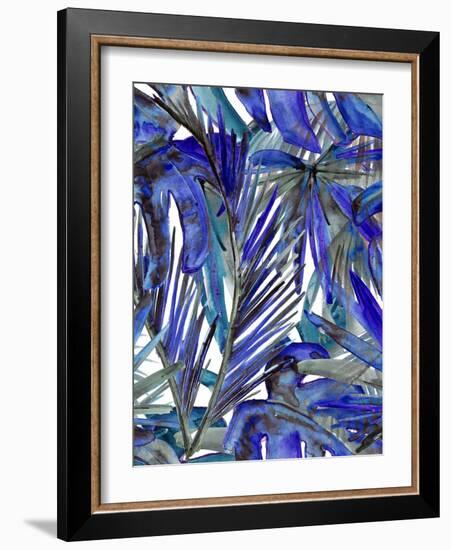 Cobalt II-Ricki Mountain-Framed Art Print