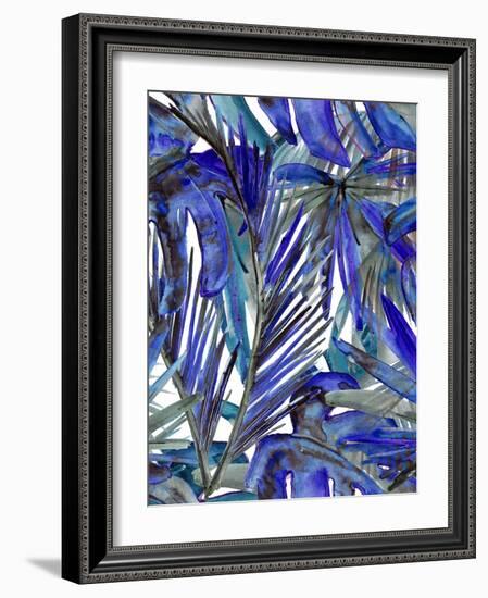 Cobalt II-Ricki Mountain-Framed Art Print