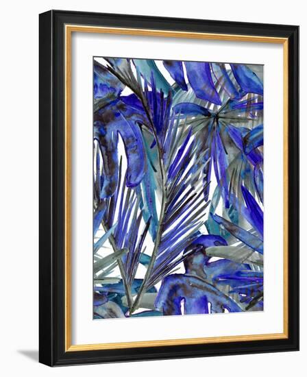 Cobalt II-Ricki Mountain-Framed Art Print