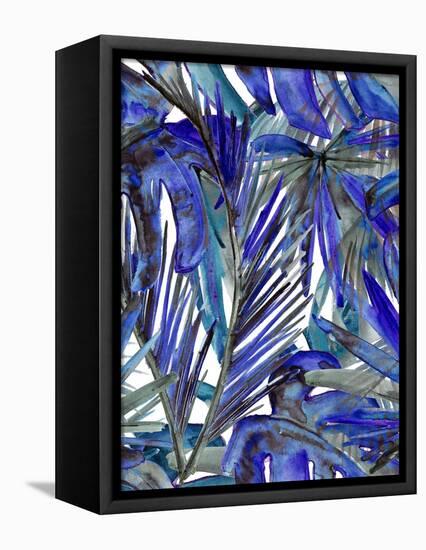 Cobalt II-Ricki Mountain-Framed Stretched Canvas
