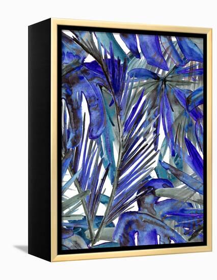 Cobalt II-Ricki Mountain-Framed Stretched Canvas