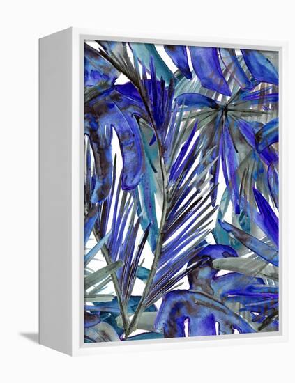 Cobalt II-Ricki Mountain-Framed Stretched Canvas