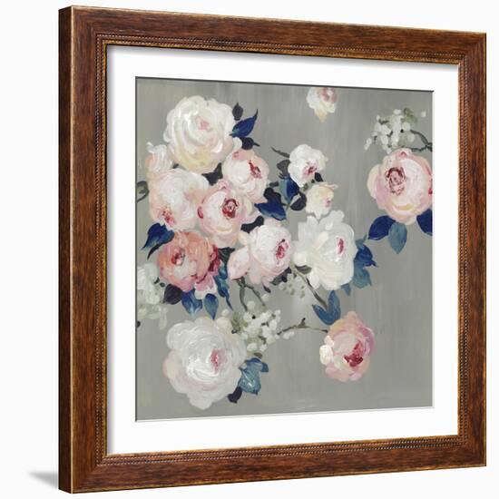 Cobalt Leaves-PI Studio-Framed Art Print