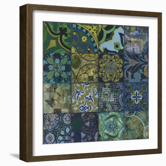 Cobalt Mosaic I-Douglas-Framed Giclee Print