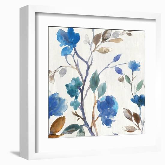 Cobalt Peony I-Asia Jensen-Framed Art Print