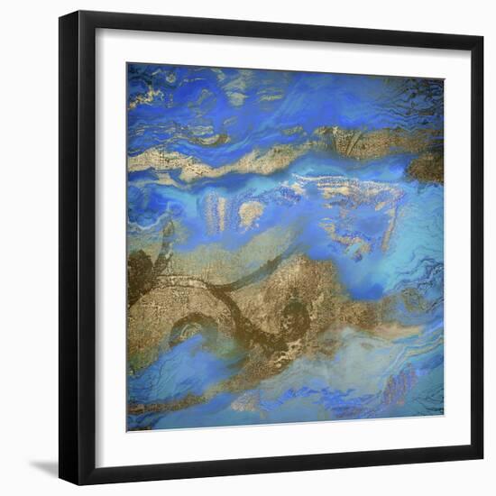 Cobalt Sea-Color Bakery-Framed Giclee Print