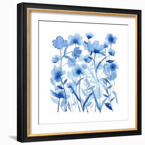 Cobalt Sway I-Grace Popp-Framed Art Print