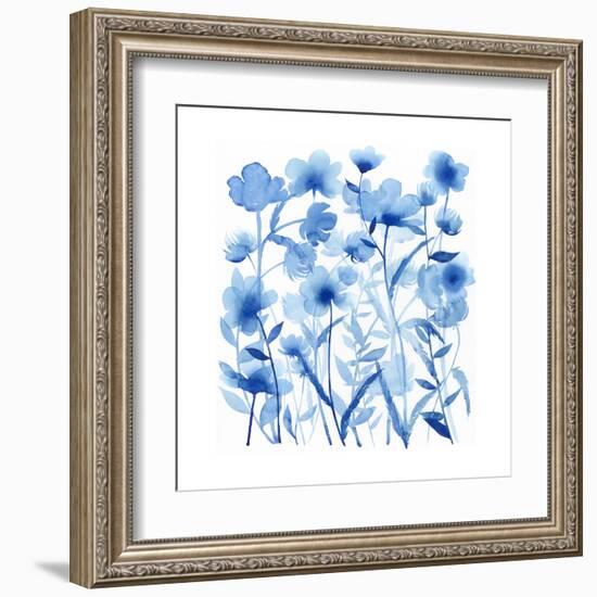 Cobalt Sway I-Grace Popp-Framed Art Print