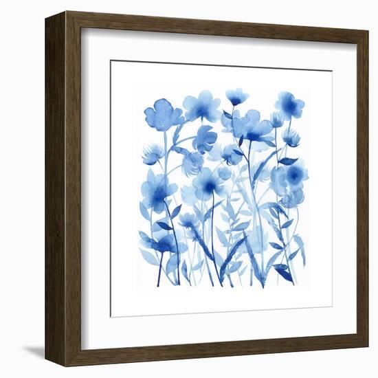 Cobalt Sway I-Grace Popp-Framed Art Print