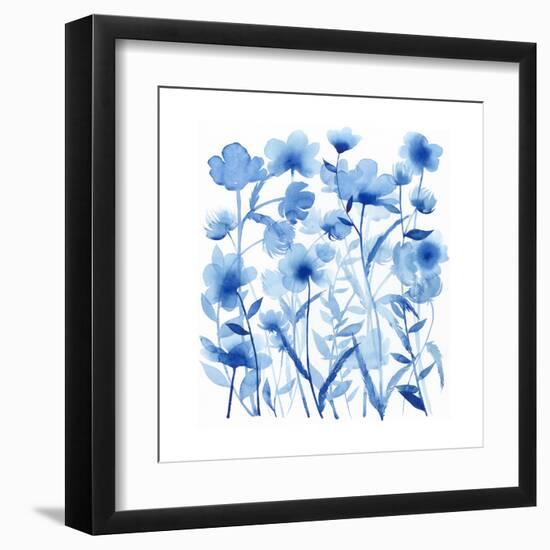 Cobalt Sway I-Grace Popp-Framed Art Print