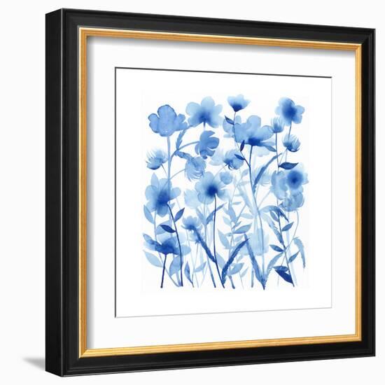 Cobalt Sway I-Grace Popp-Framed Art Print