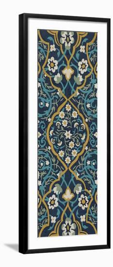 Cobalt Tapestry II-Chariklia Zarris-Framed Art Print